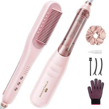 Wavytalk 3-in-1 Hair Straightener Brush