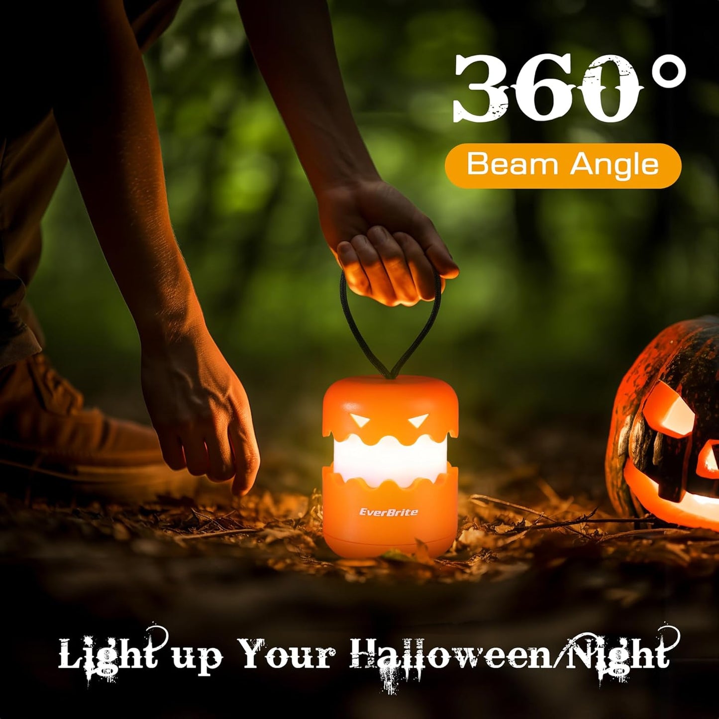 Rechargeable Halloween Pumpkin Light