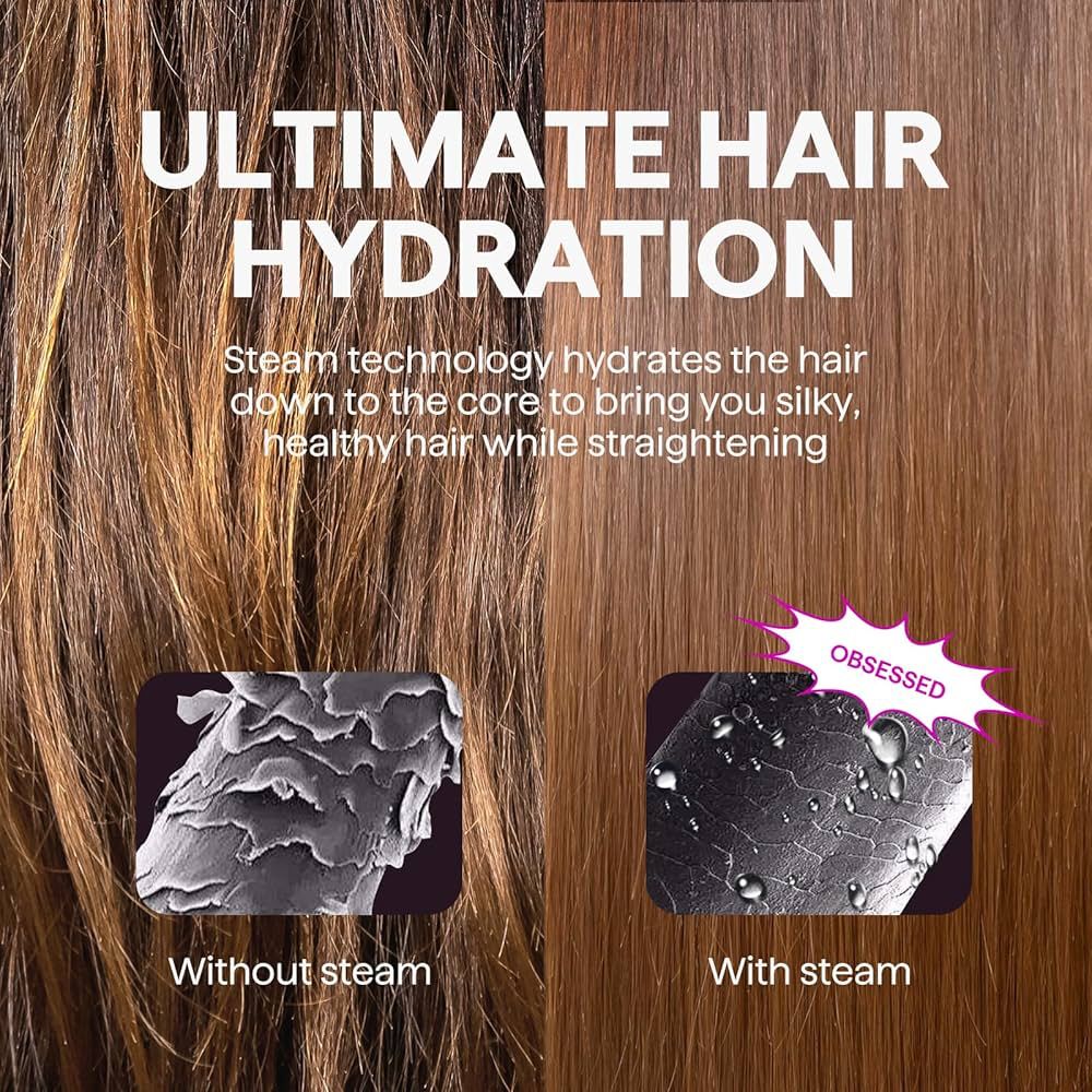 Wavytalk 3-in-1 Hair Straightener Brush