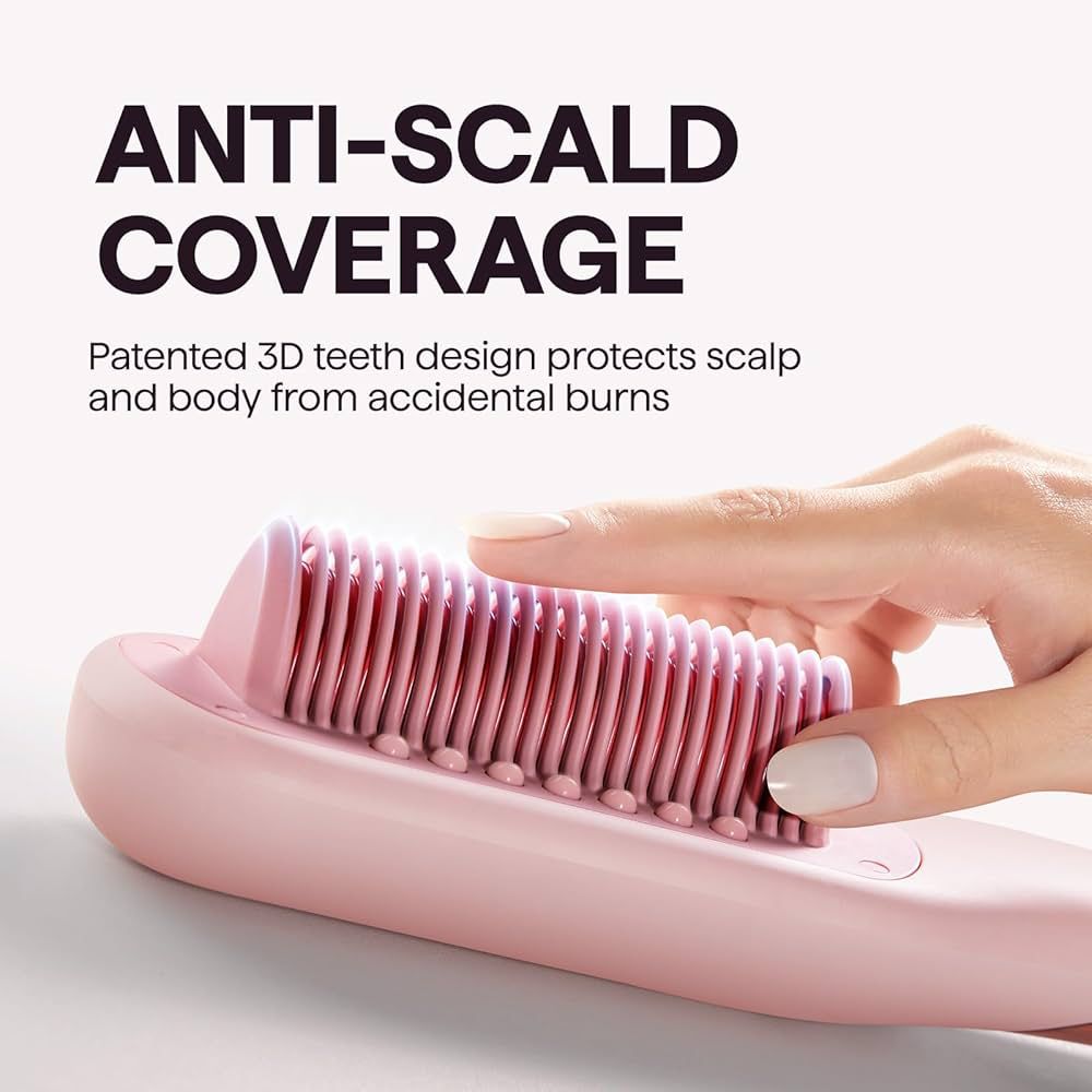 Wavytalk 3-in-1 Hair Straightener Brush