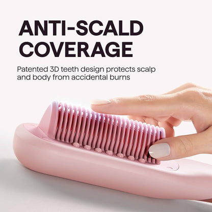 Wavytalk 3-in-1 Hair Straightener Brush