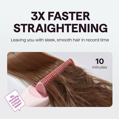 Wavytalk 3-in-1 Hair Straightener Brush